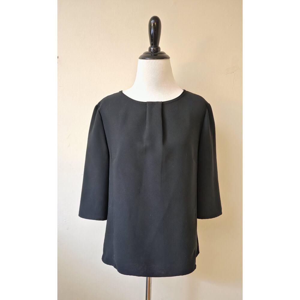 Reiss Women's Grace Black Button Detail Size US 6 EUR‎ 38